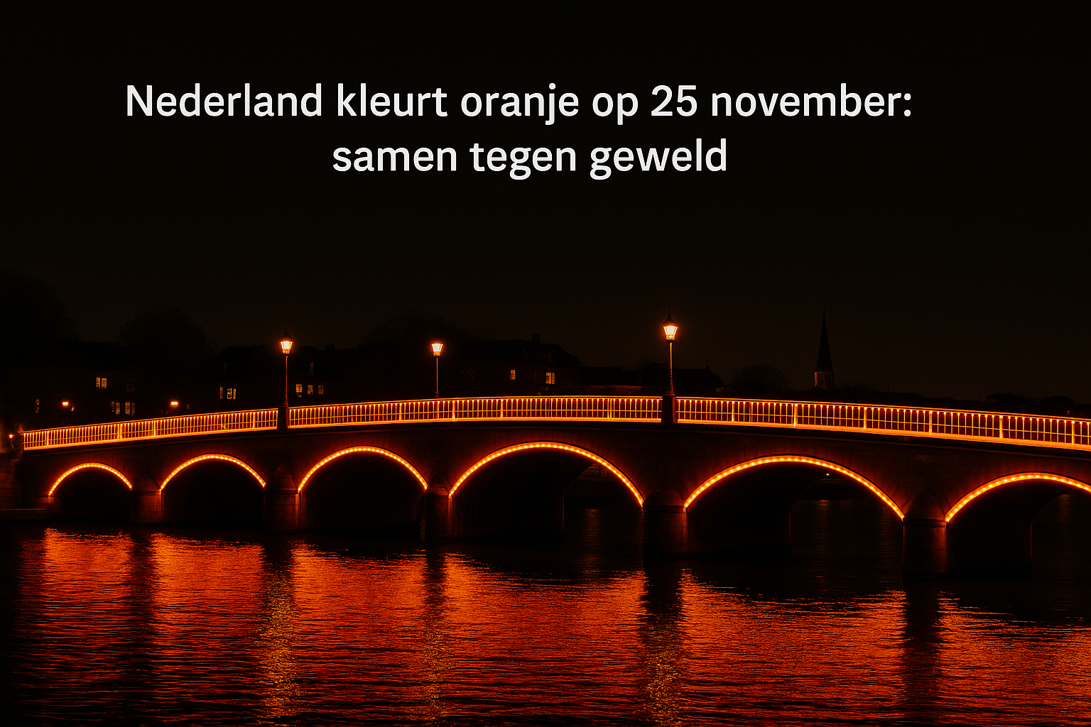 Nederland kleurt oranje op 25 november: samen tegen geweld